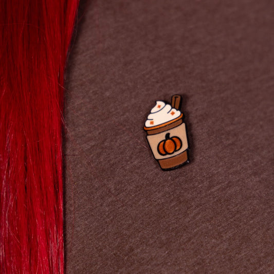 Broche Pumpkin Spice Latte