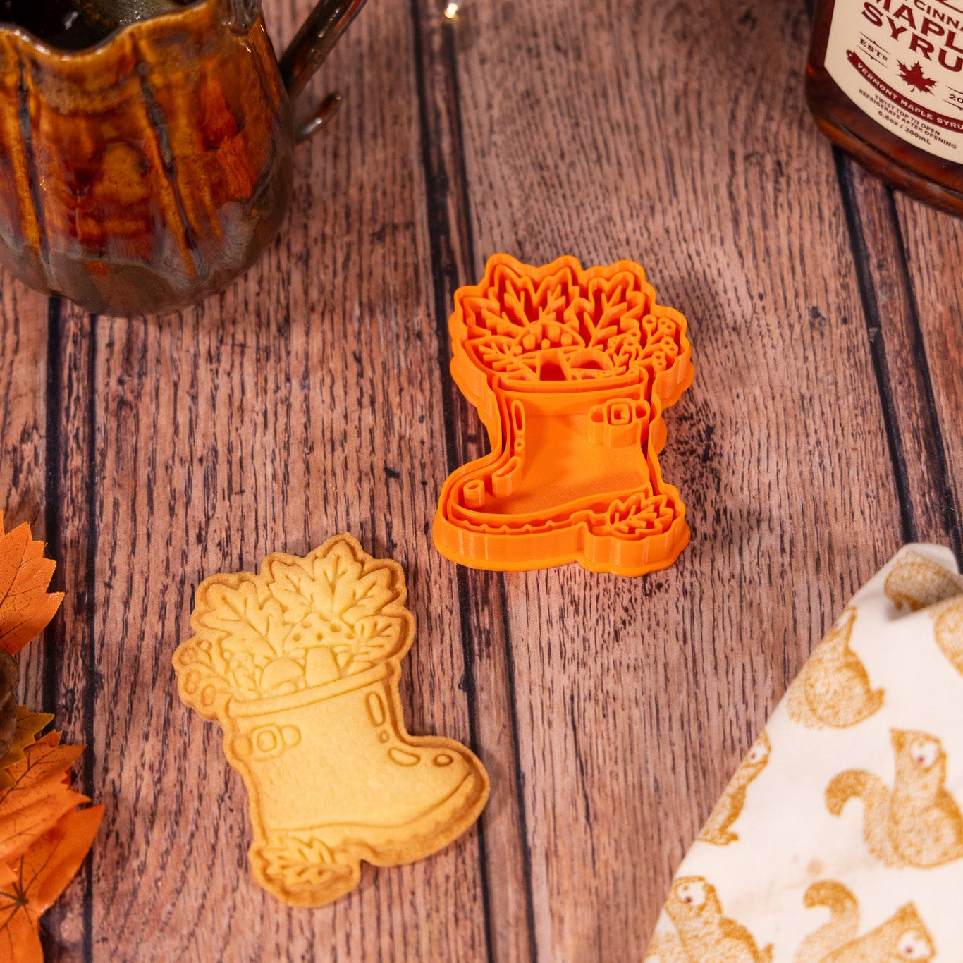 Emporte-pièce Botte d’Automne | Biscuit Automne