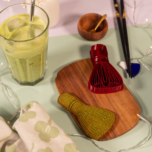 Chasen (fouet en bambou) - emporte-pièce