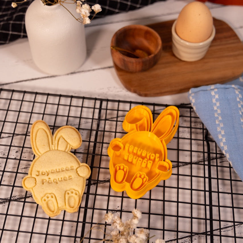 Lapin Joyeuses Pâques - emporte-pièce