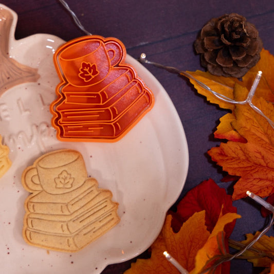 Livres et Mug - emporte-pièce