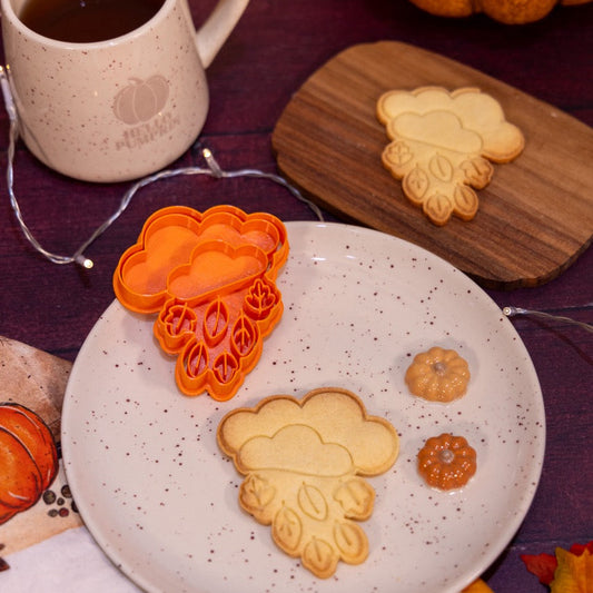 Pluie de feuilles - emporte-pièce