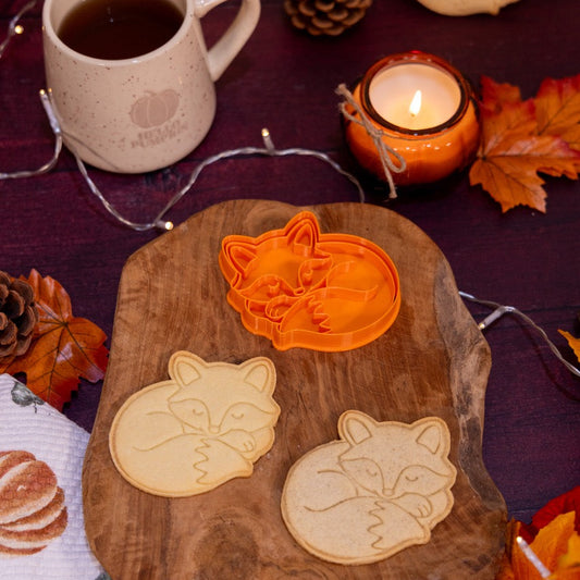 Renard endormi - emporte-pièce