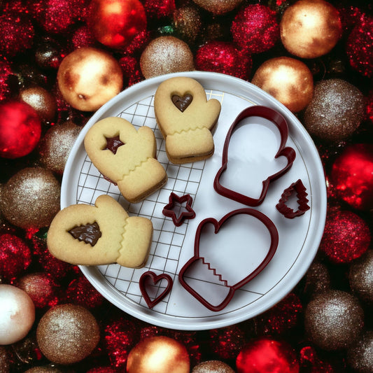 Moufle à fourrer - emporte-pièces