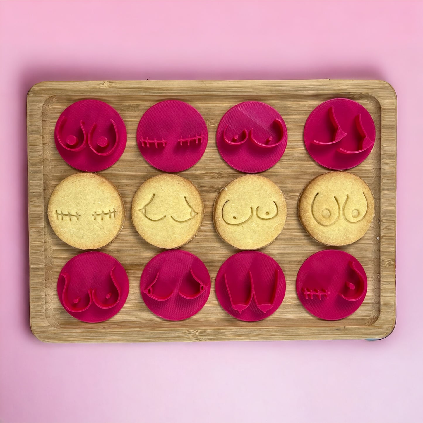 Lot de 8 Boobies - (1€ reversé à une association Octobre Rose)