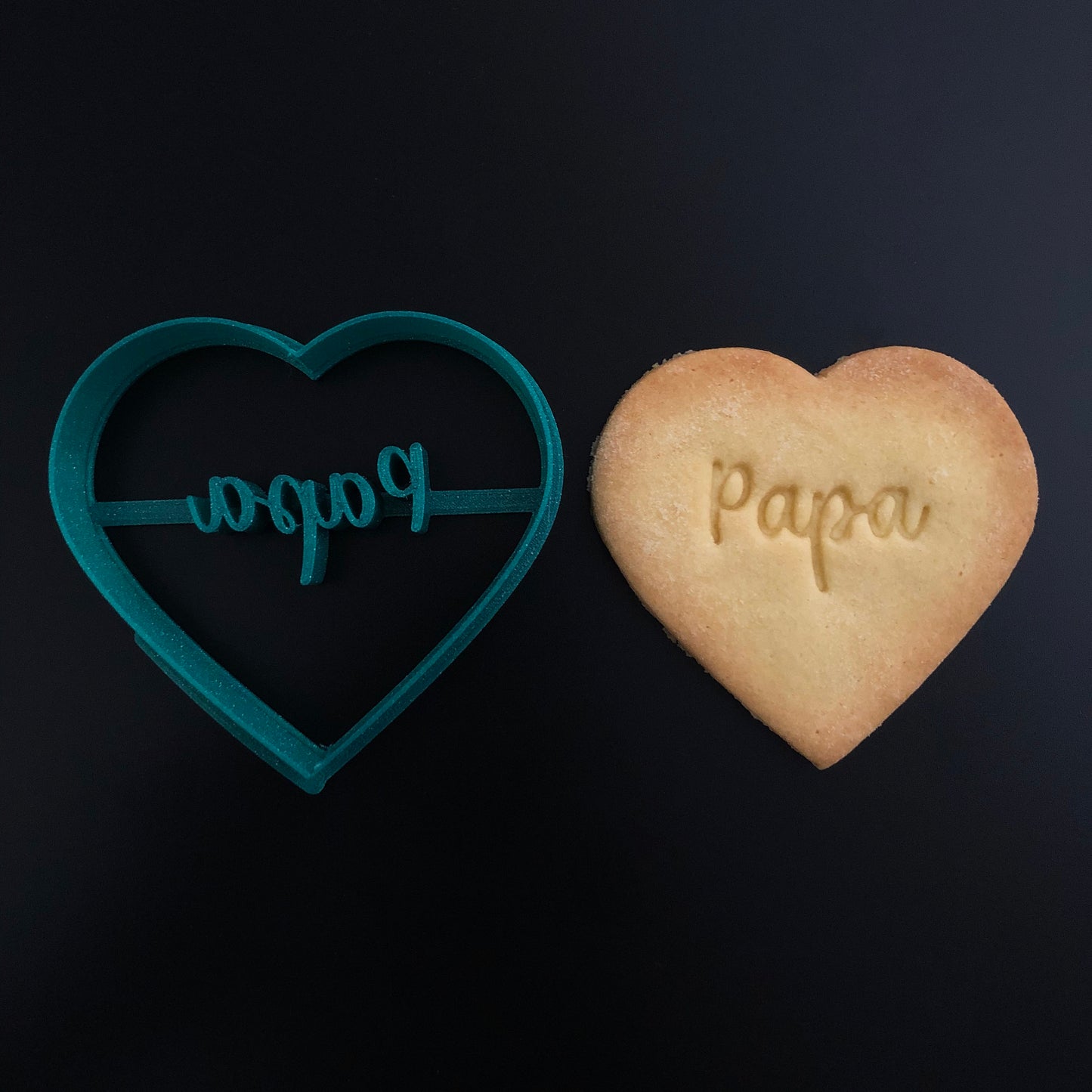 Papa coeur - emporte-pièce