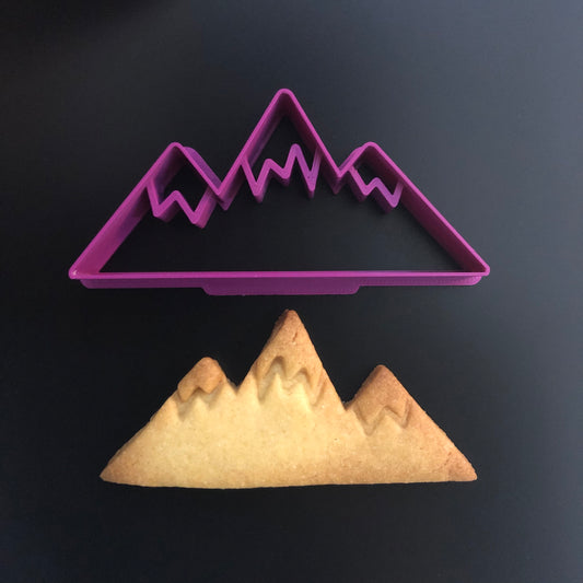 Mountains cookie cutter