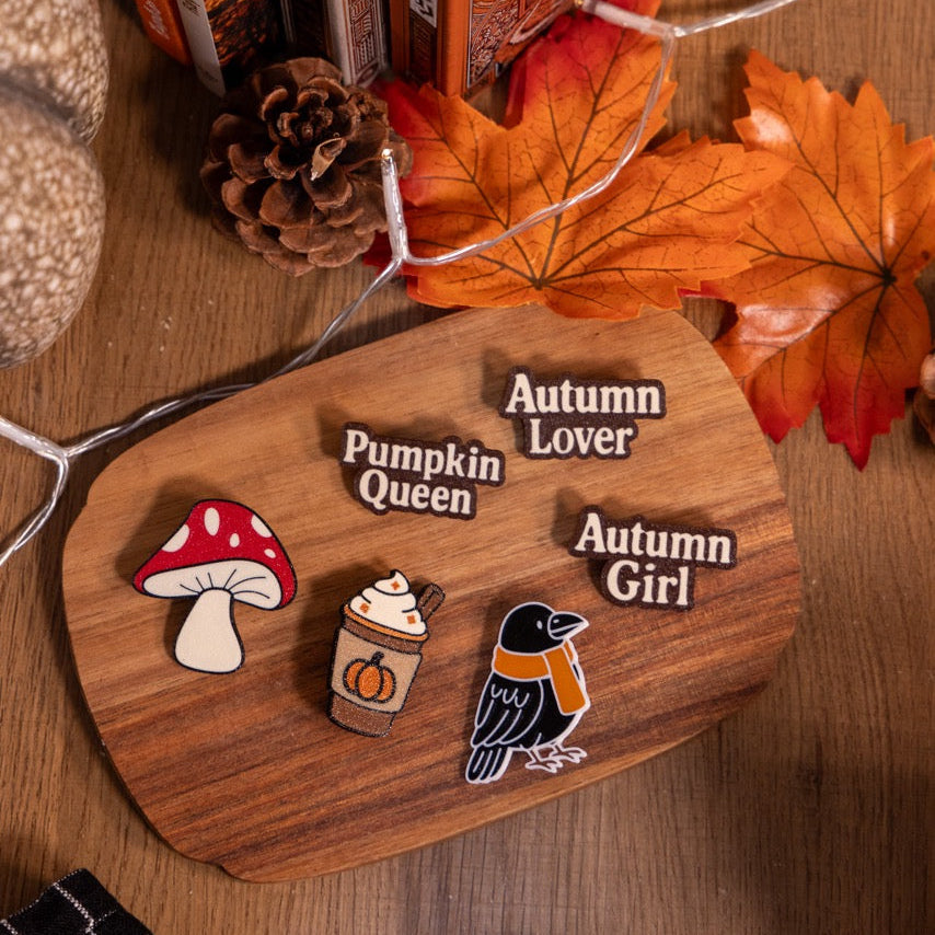 🍁 Broches & Pins - Automne
