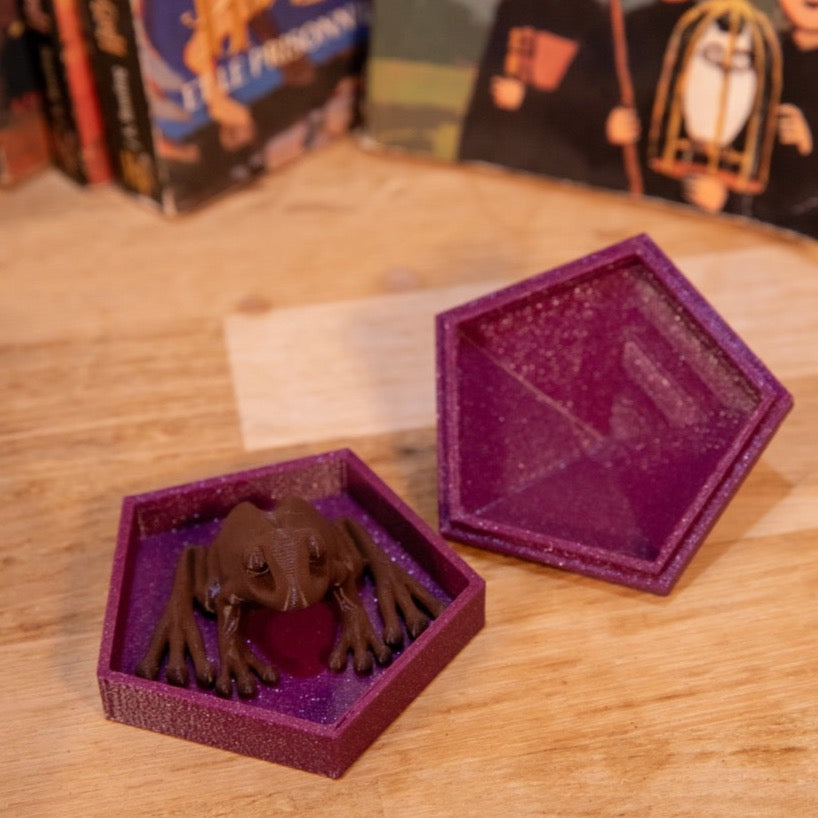 Chocolate frog + Glittery box (Clearance)