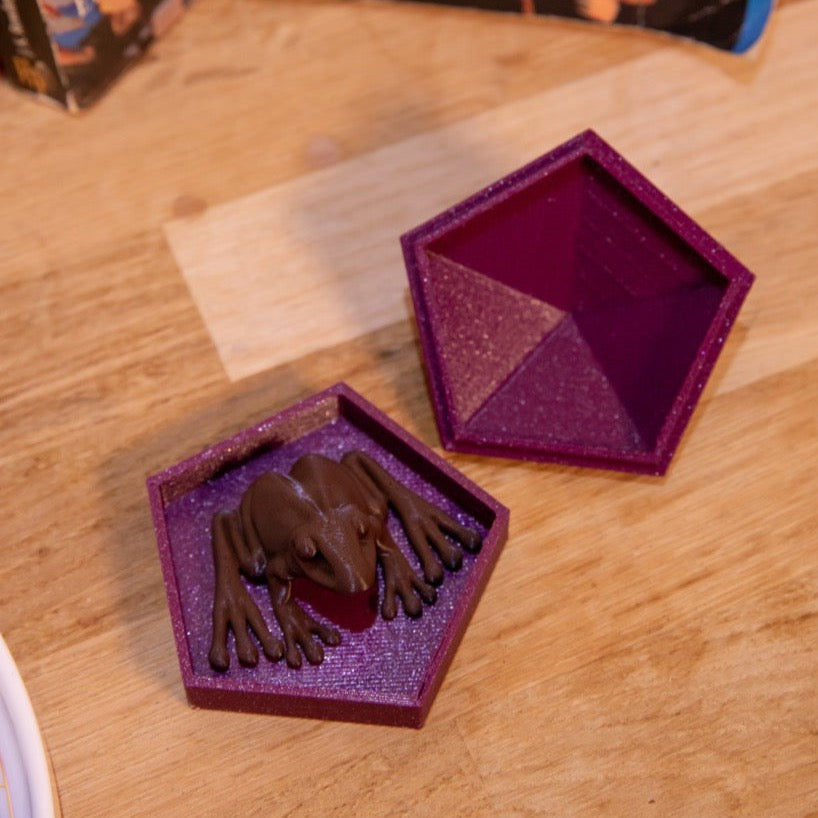 Chocolate frog + Glittery box (Clearance)