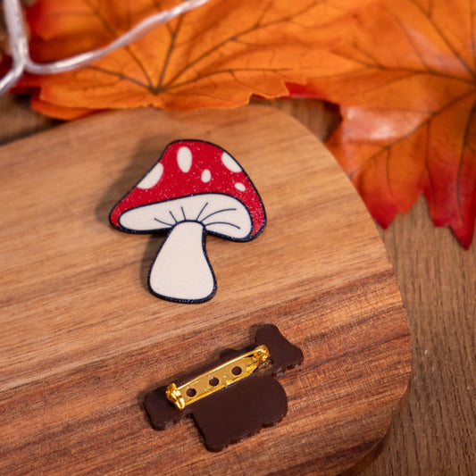 {Précommande} Broche Champignon Amanite