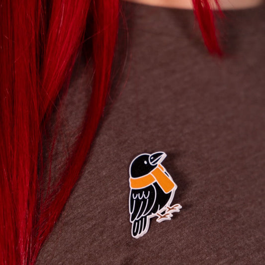 {Précommande} Broche Corbeau
