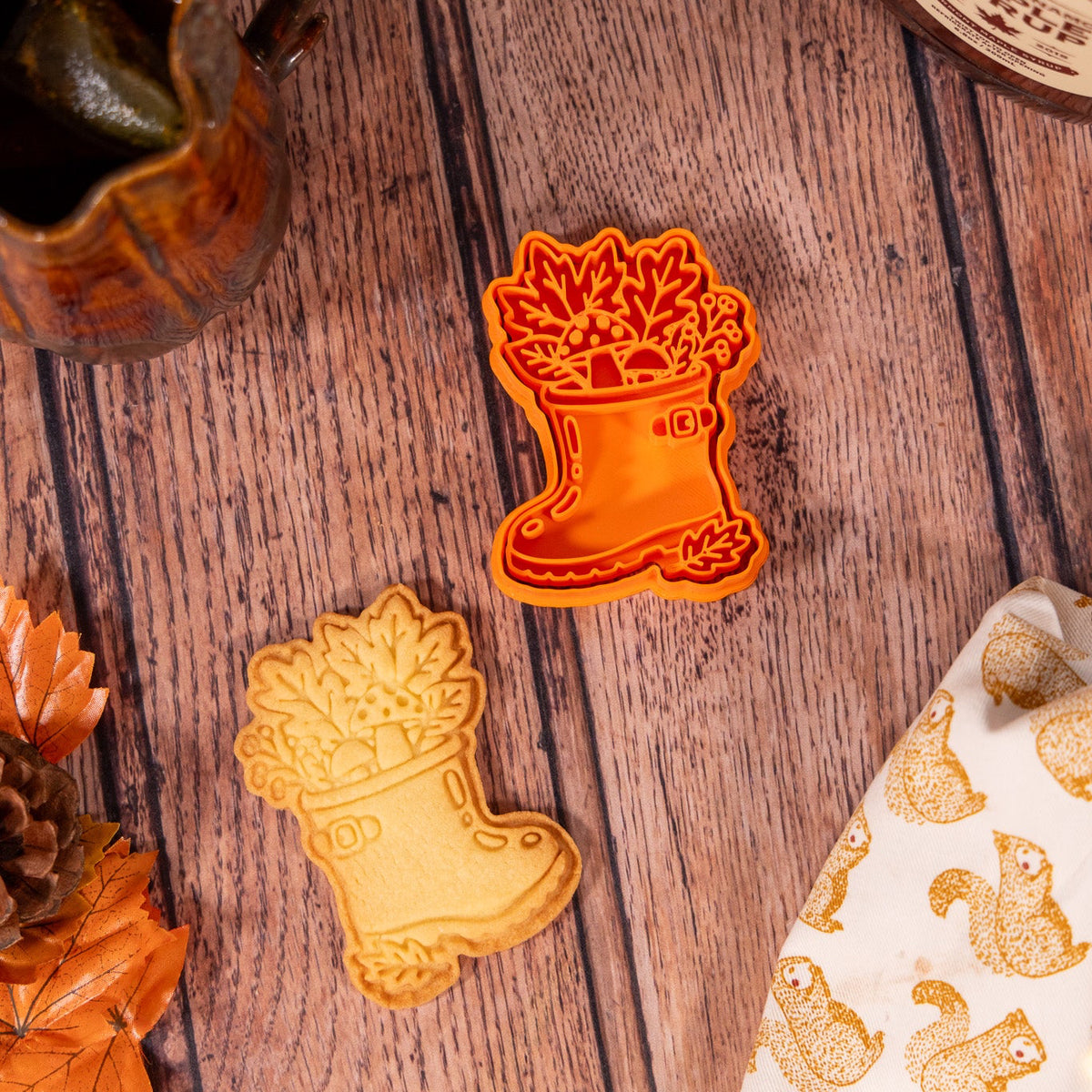Emporte-pièce Botte d’Automne | Biscuit Automne
