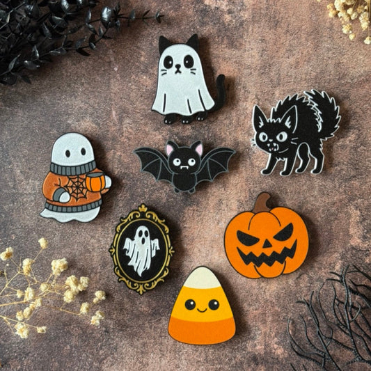 Lot 7 Magnets Halloween 2025