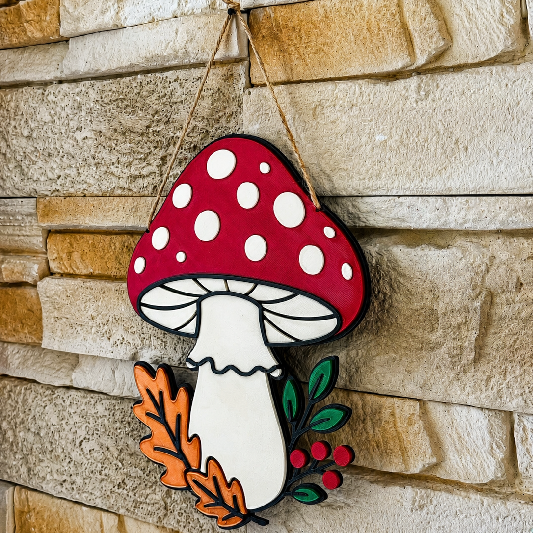 [Précommande] Champignon des Bois - Décoration murale - Déco Automne