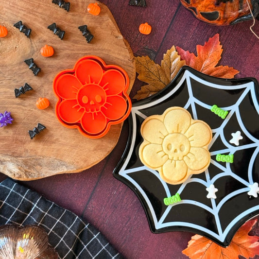 Emporte-pièce Fleur de Bonny – Fleur Tête de Mort Halloween