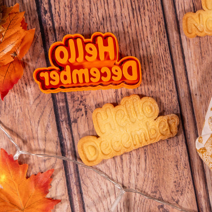 Emporte-pièce Hello December | Biscuit Automne Hiver