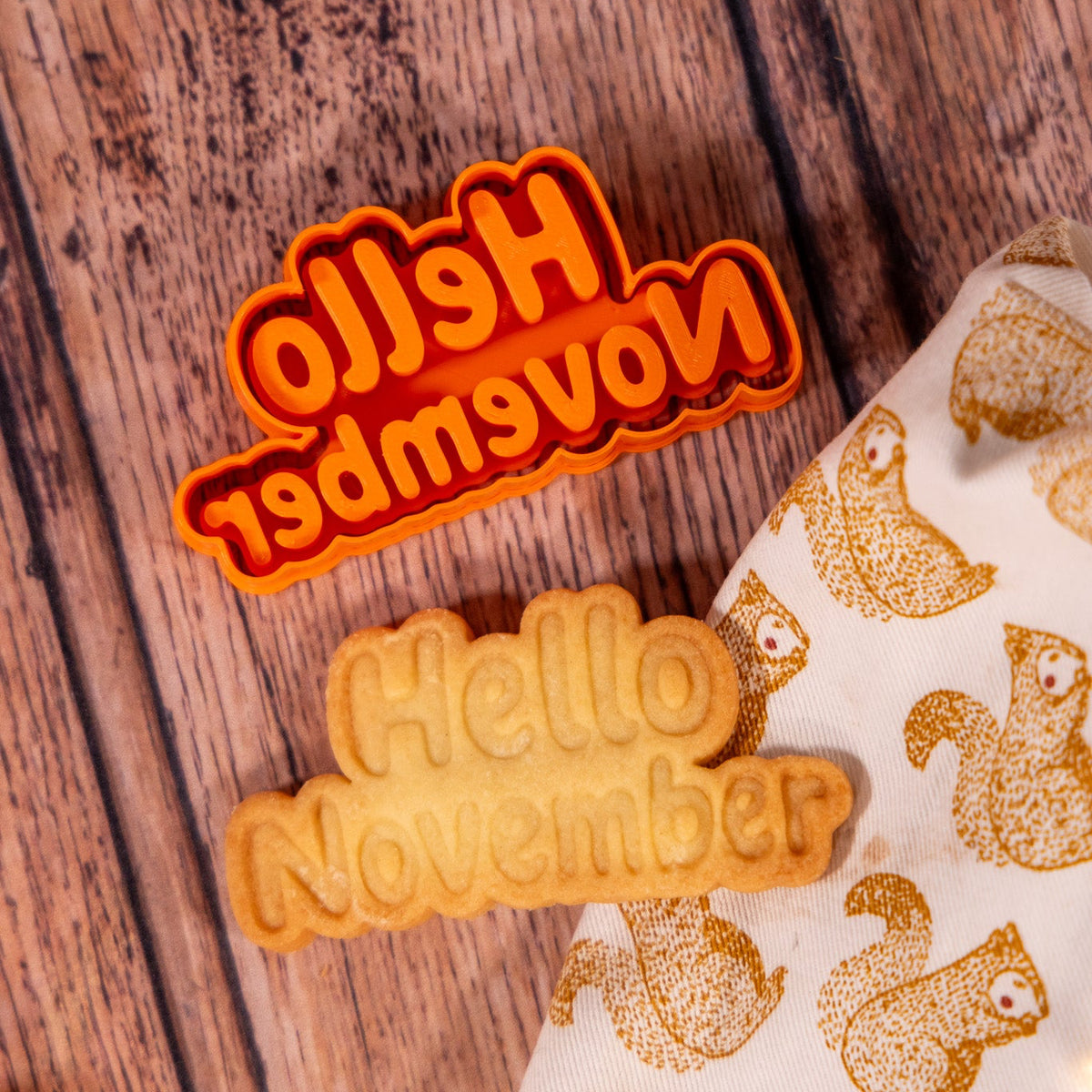Emporte-pièce Hello November | Biscuit Automne