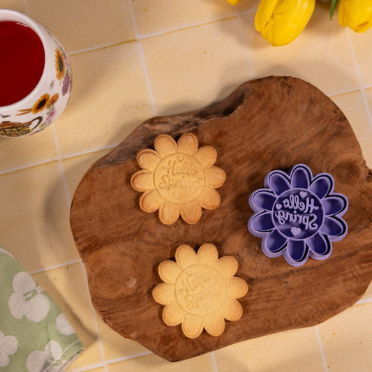 Hello Spring fleur - emporte-pièce