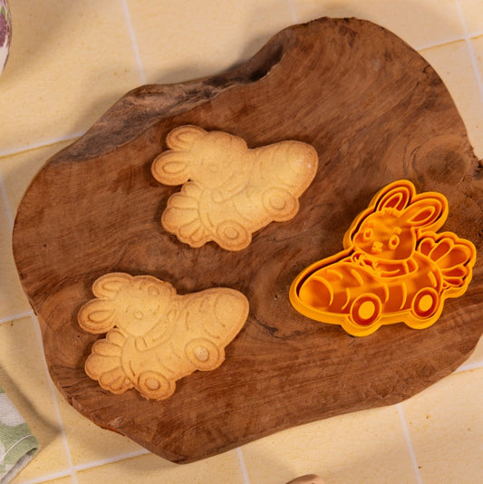 Lapin Voiture Carotte - emporte-pièce