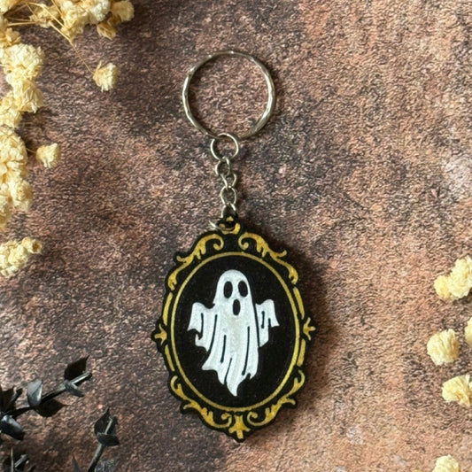 Porte-clé Médaillon Fantôme