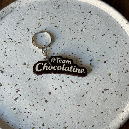 Porte-clé – Team Pain au chocolat / Team Chocolatine