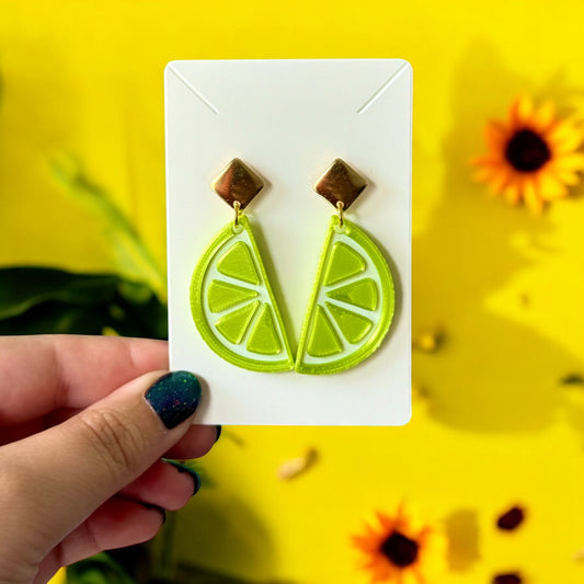 Citron Vert - Boucles d'oreilles
