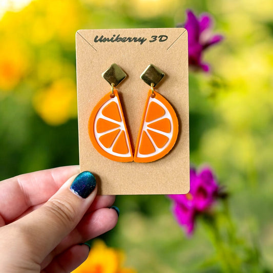 Oranges - Boucles d'oreilles