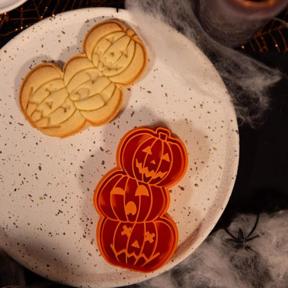 Stack of Halloween Pumpkins