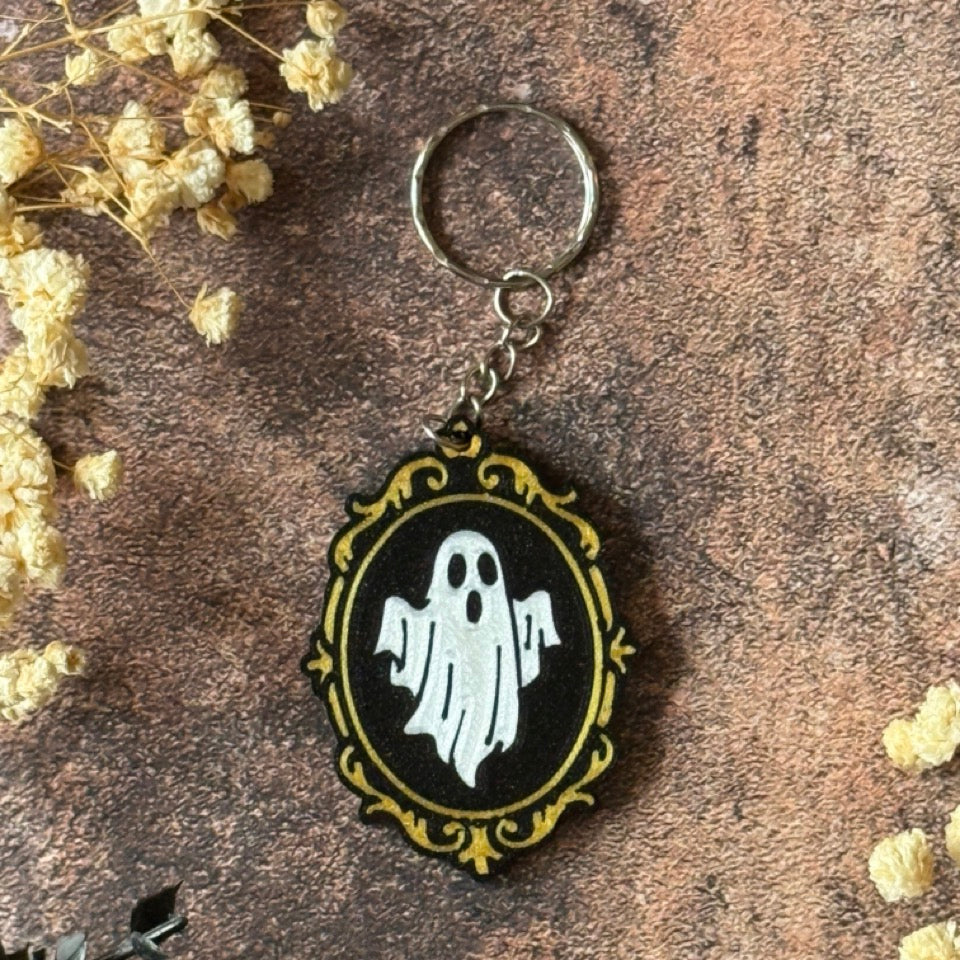 Porte-clé Médaillon Fantôme