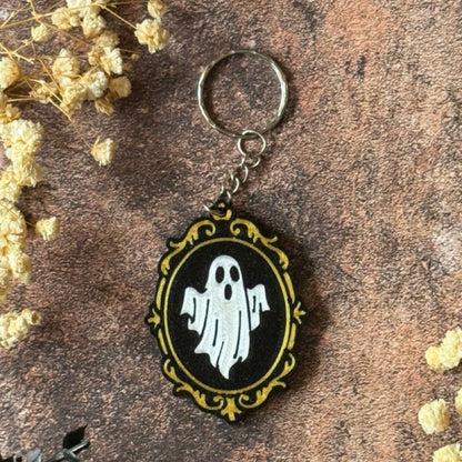 Porte-clé Médaillon Fantôme