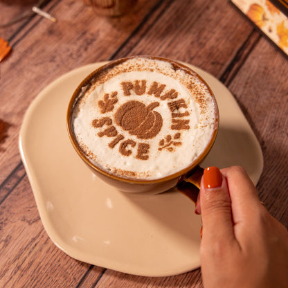 Pochoir Pumpkin Spice – Café & Pâtisserie