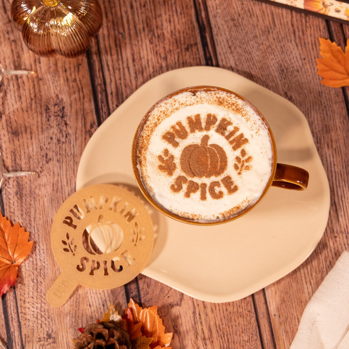 Pochoir Pumpkin Spice – Café & Pâtisserie