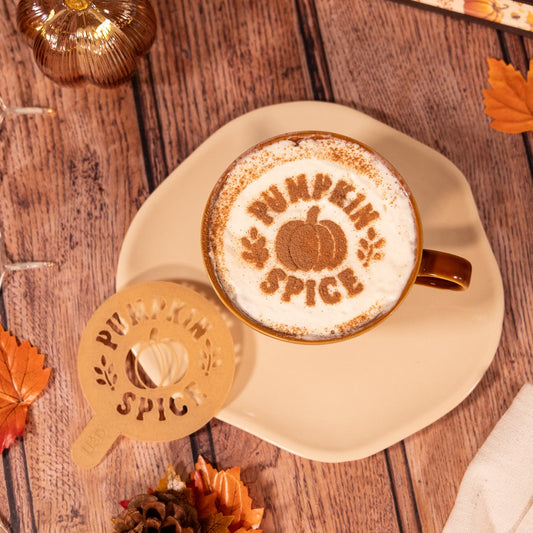 Pochoir Pumpkin Spice – Café & Pâtisserie