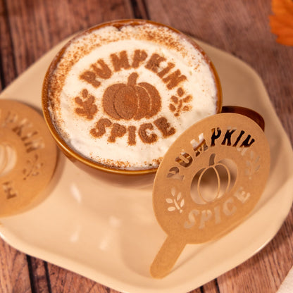 Pochoir Pumpkin Spice – Café & Pâtisserie
