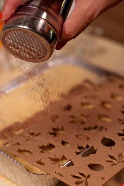 Pochoir Tiramisu Feuilles d’Automne
