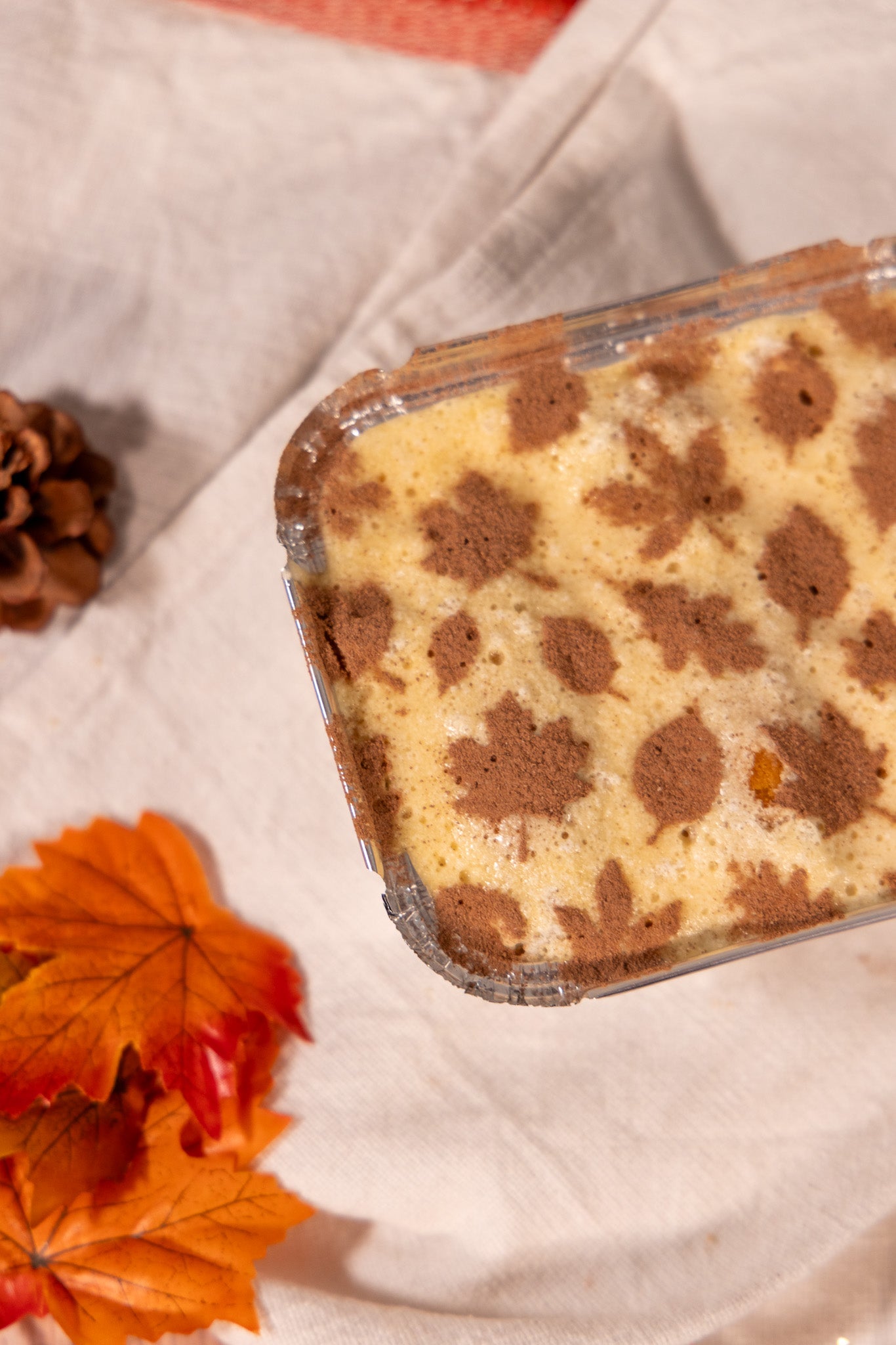 Pochoir Tiramisu Feuilles d’Automne