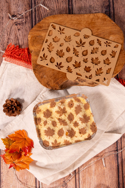 Pochoir Tiramisu Feuilles d’Automne