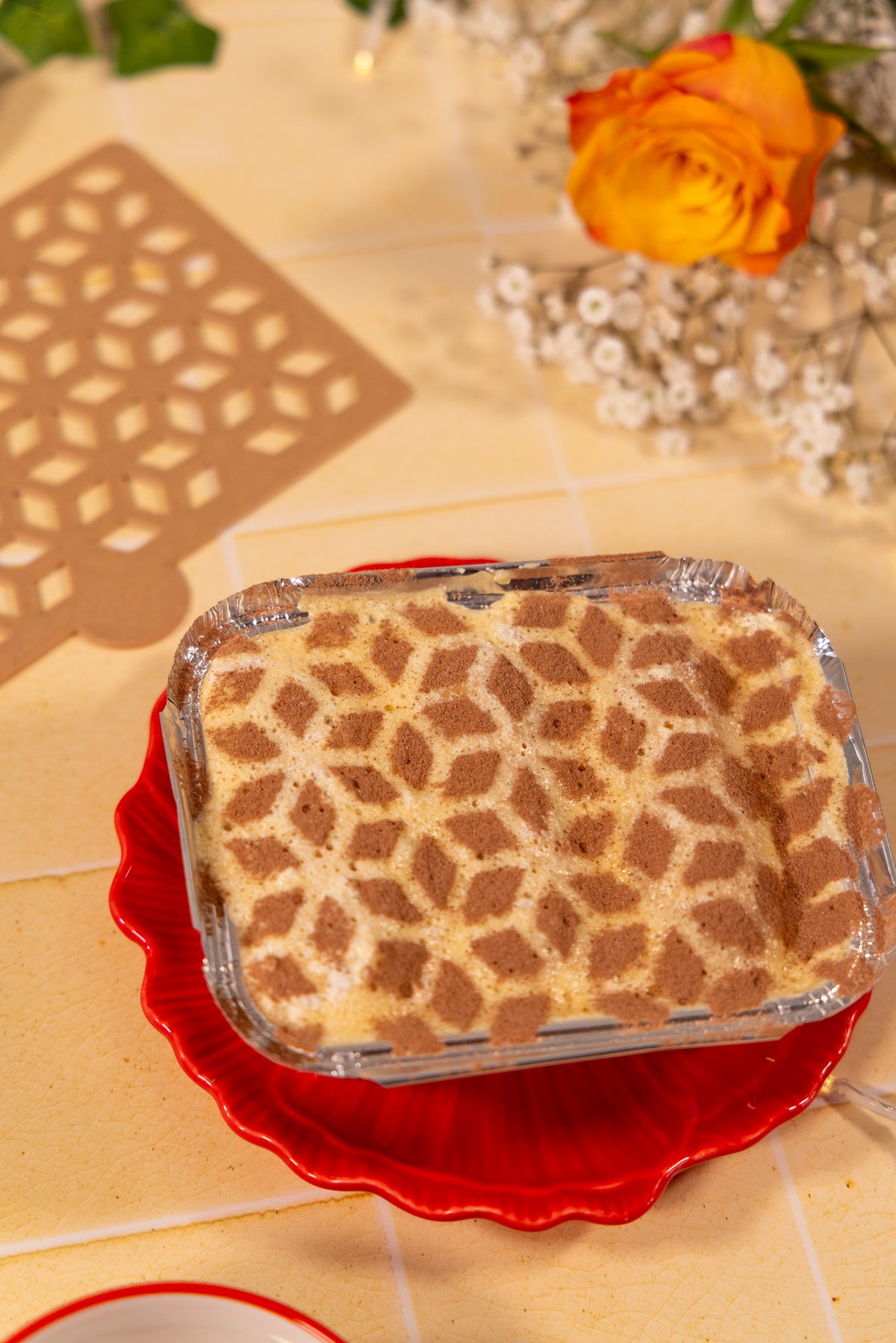 Pochoir Tiramisu Géométrique