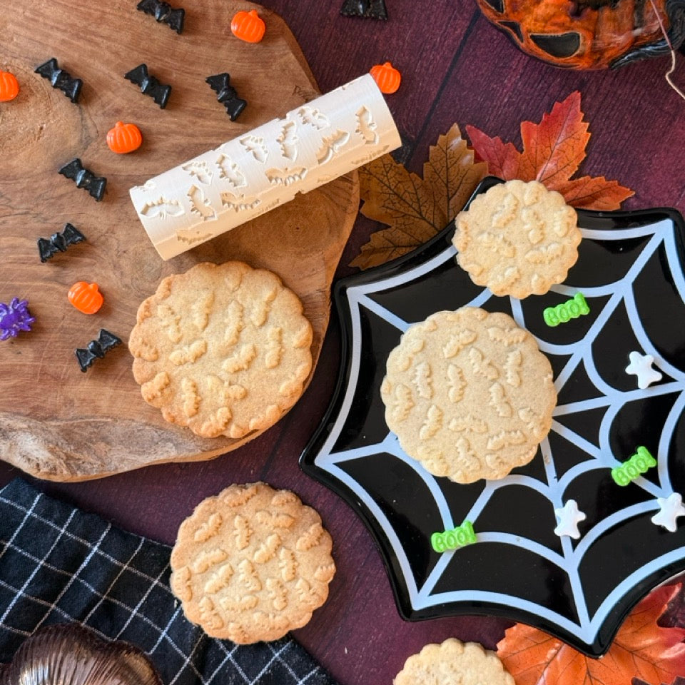 Rouleau Chauve-Souris – Motif Biscuits Halloween