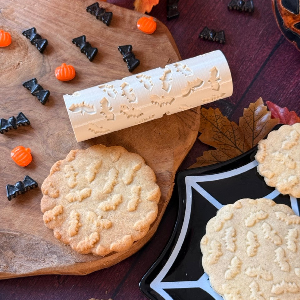 Rouleau Chauve-Souris – Motif Biscuits Halloween