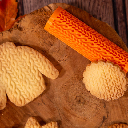 Rouleau Effet Pull – Texture pour biscuits - Embosseur