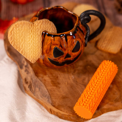 Rouleau Effet Pull – Texture pour biscuits - Embosseur