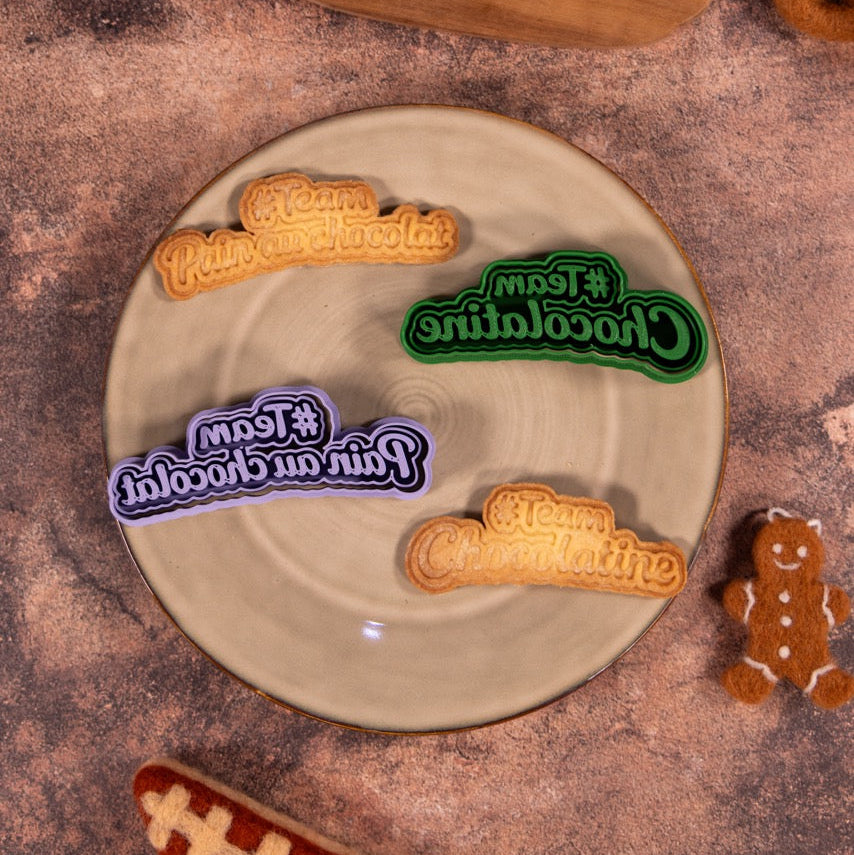 Emporte-pièce – Team Pain au chocolat / Team Chocolatine