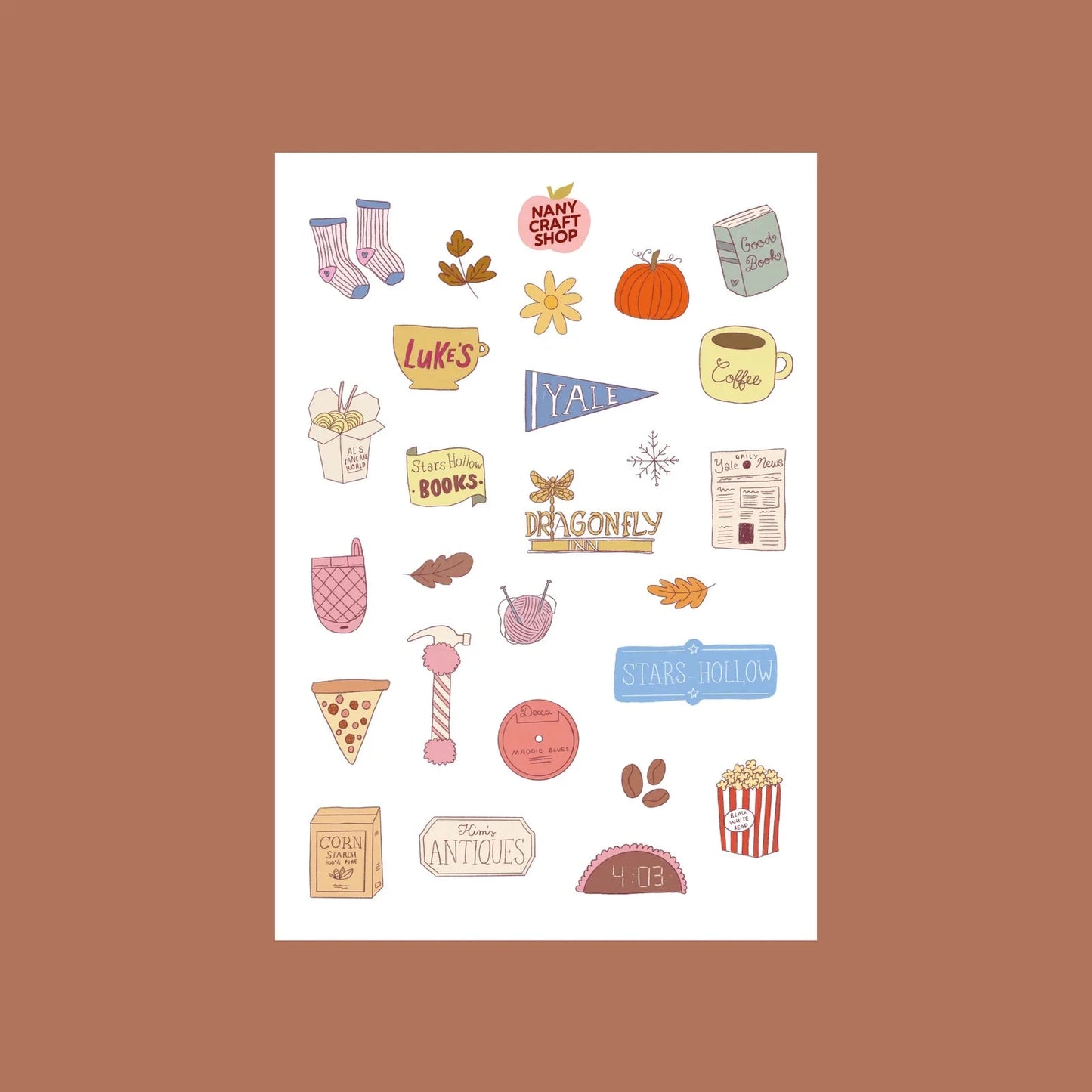 Stickers Gilmore Girls
