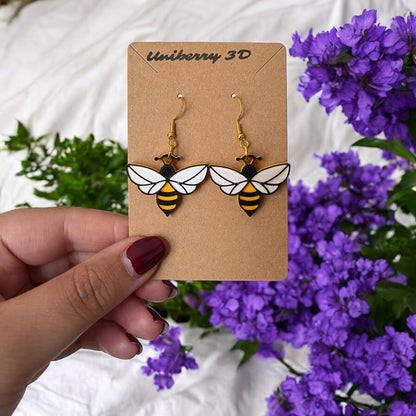 Abeilles - Boucles d'oreilles