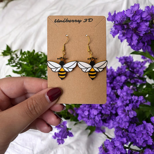 Abeilles - Boucles d'oreilles