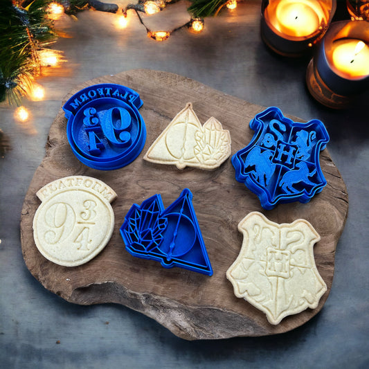 Set of 3 Harry Potter cookie cutters