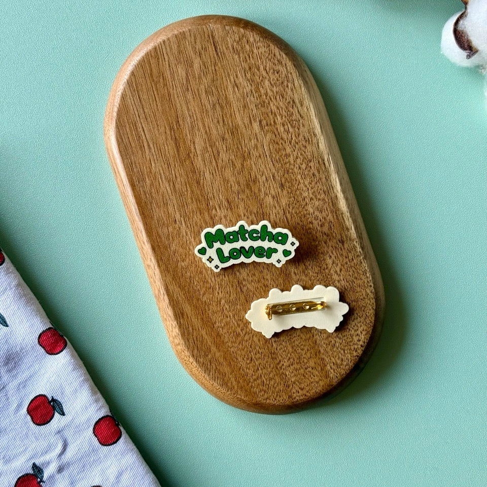 Broche « Matcha Lover »