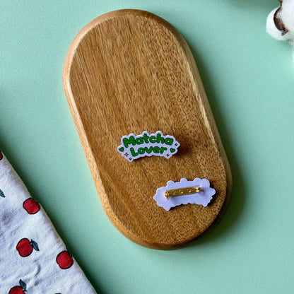 Broche « Matcha Lover »